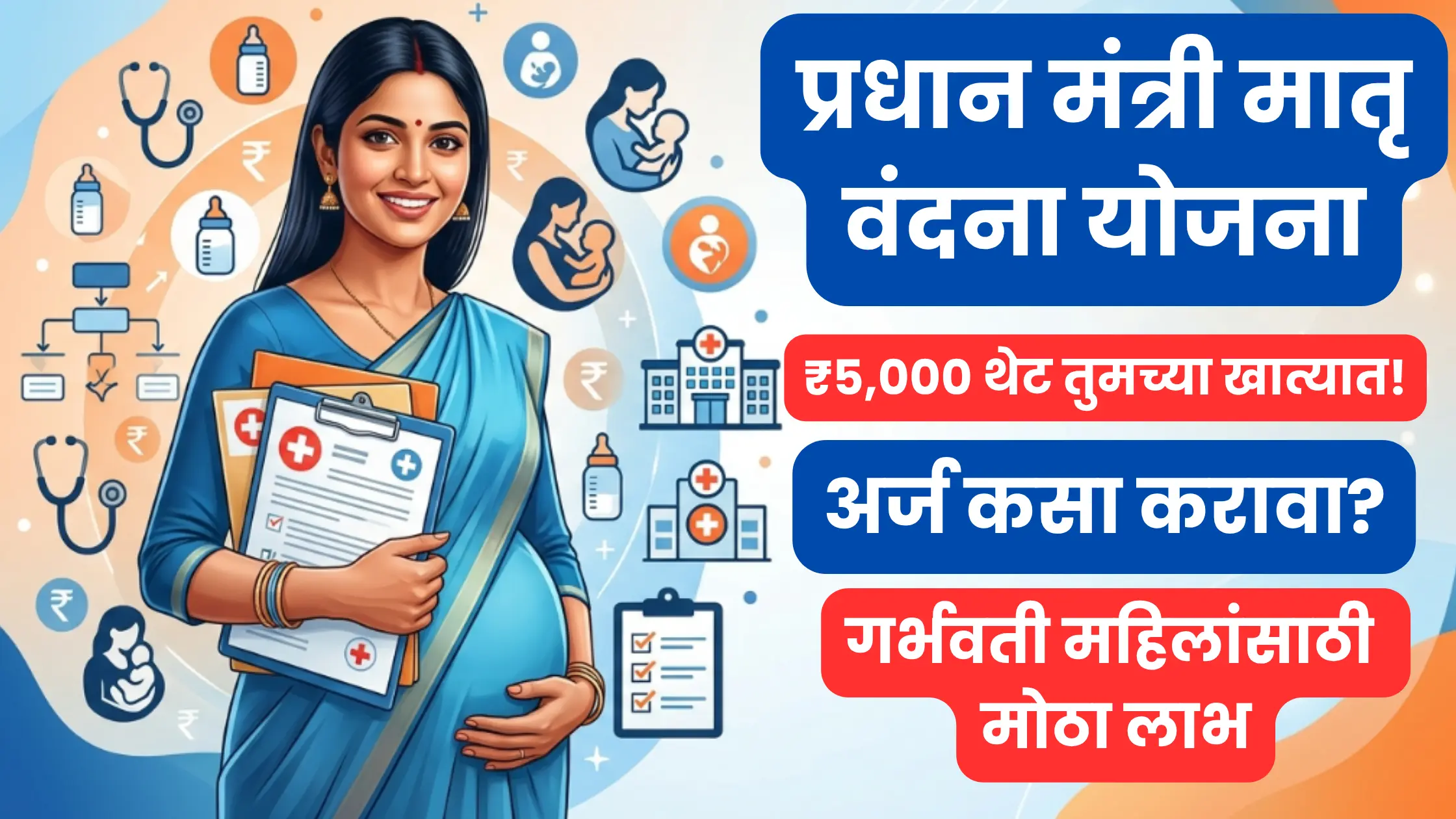 प्रधानमंत्री मातृ वंदना योजना 2026 (PMMVY): गर्भवती महिलांना ₹5,000 लाभ, पात्रता, अर्ज प्रक्रिया व आवश्यक कागदपत्रे